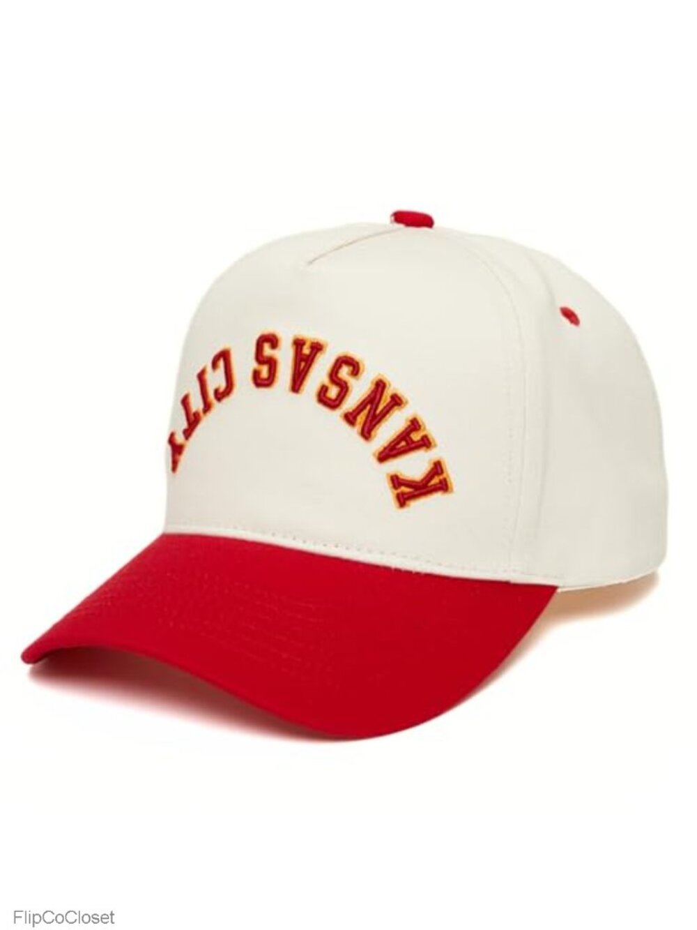 Upside Down City Trucker Hat Embroidered Baseball Cap Cotton Snapback